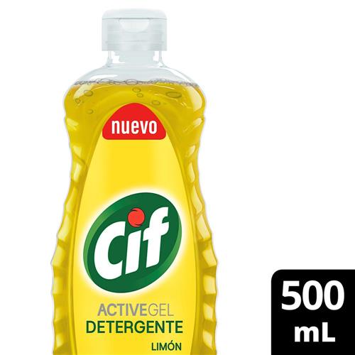 Detergente Concentrado CIF Active Gel Limón 500 ml