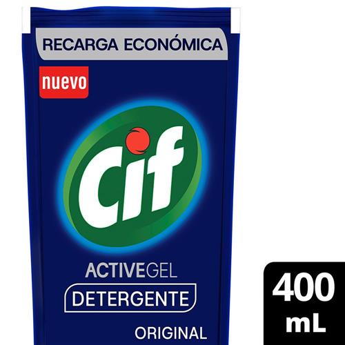Detergente Concentrado CIF Active Gel Original 400 ml