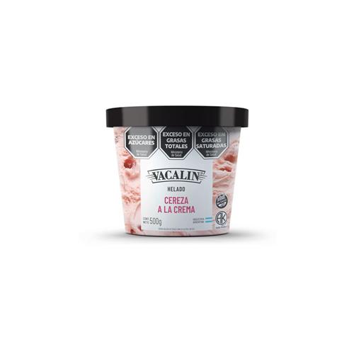 Helado De Cereza A La Crema Vacalin 500g