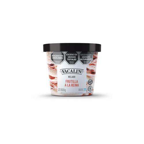 Helado Frutilla A La Reina Vacalin 500g