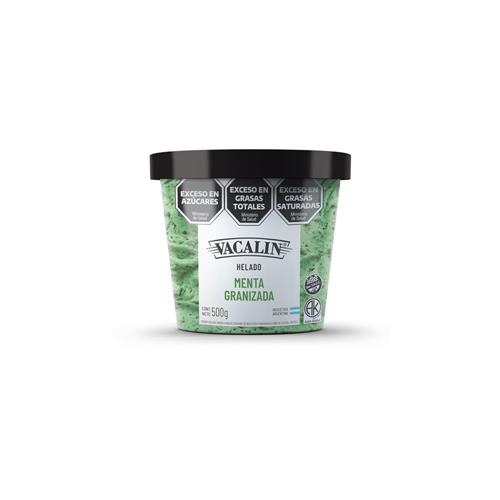 Helado De Menta Granizado Vacalin 500g