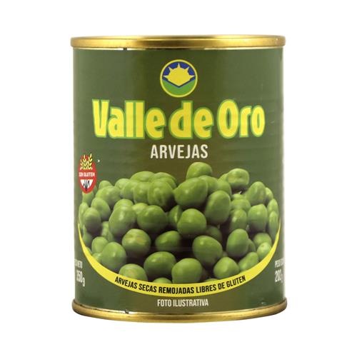 Arvejas Remojadas Valle De Oro 350g