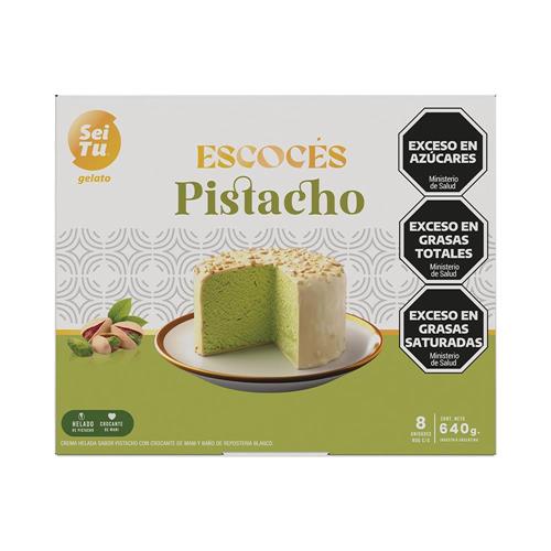 Postre Helado Bombón Escoces Pistacho Sei Tu 640g
