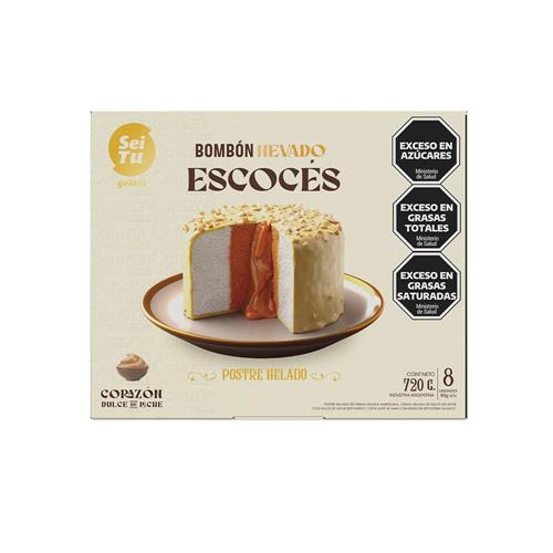 Postre Helado Bom.Nev.Escoce SEI TU Cja 720 Grm