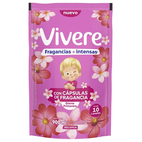 Suavizante Para Ropa Eterna Primavera Vivere 900ml