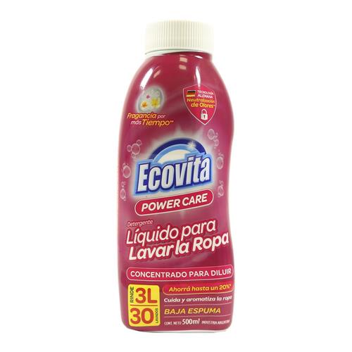 Detergente Liquido Para Ropa Concentrado Para Diluir Ecovita 500ml