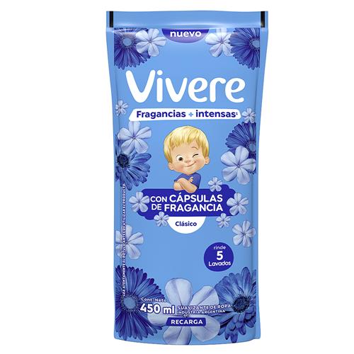 Suavizante Para Ropa Clasico Vivere 450ml