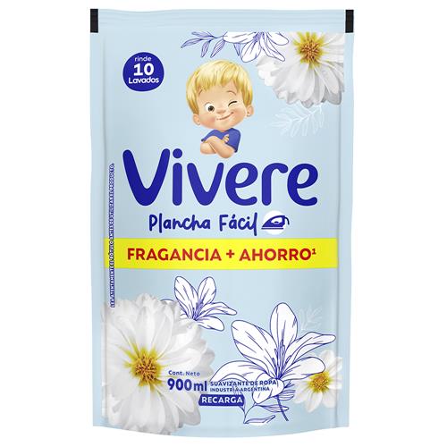 Suavizante Para Ropa Plancha Fácil Vivere 900ml