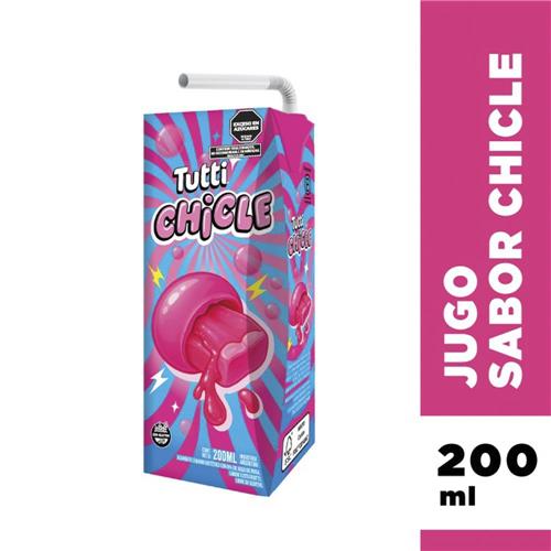 Jugo Sabor Chicle Tutti Ttb 200 Ml