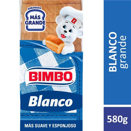 Pan Blanco Bimbo 580g