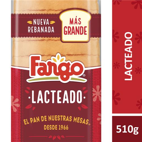Pan Lacteado Fargo Paq 510 Grm