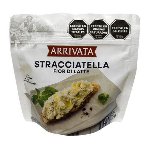 Queso Mozzarella Bur.Stracc.Vac Arrivata Paq 200 Grm