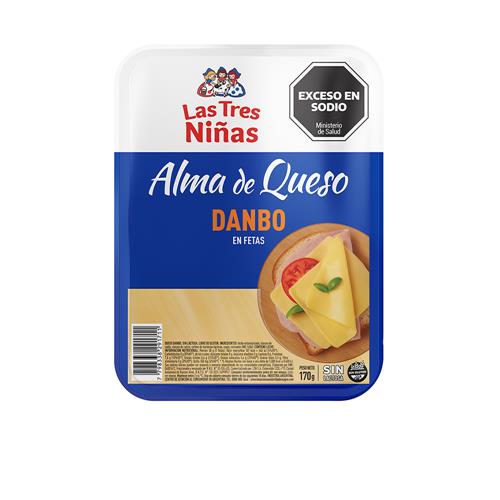 Queso Danbo En Fetas S/L Las Tres Niñas Paq 170 Grm