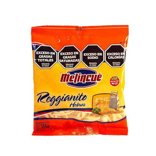 Queso en hebras reggianito MELINCUE 135g