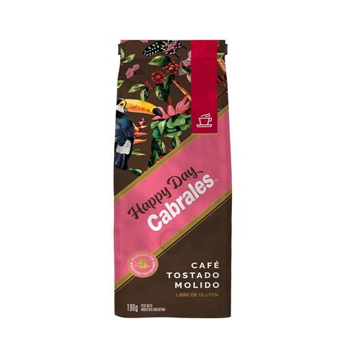 Café tostado molido happy day CABRALES 190g
