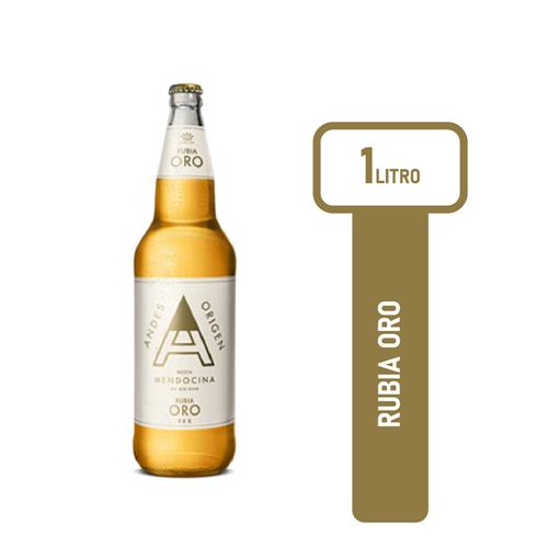 Cerveza rubia oro ANDES ORIGEN 1000ml