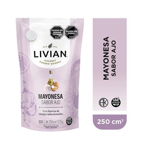 Mayonesa sabor ajo LIVIAN 235g