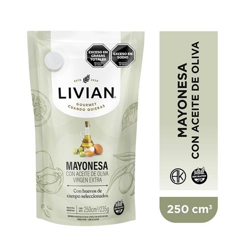 Mayonesa de oliva LIVIAN 235g