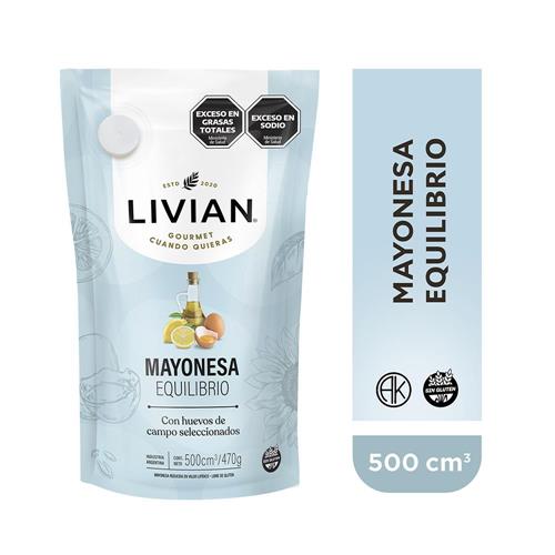 Mayonesa equilibrio LIVIAN 470g