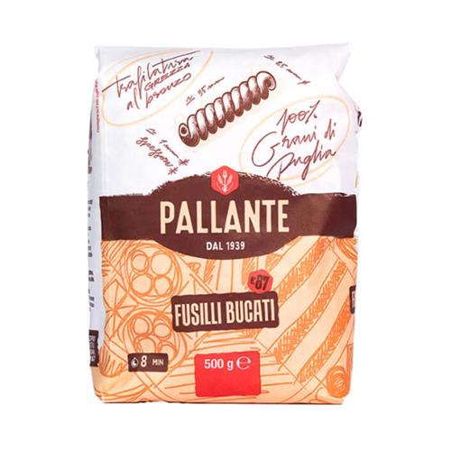 Fideos fusilli tricolor PALLANTE 500g