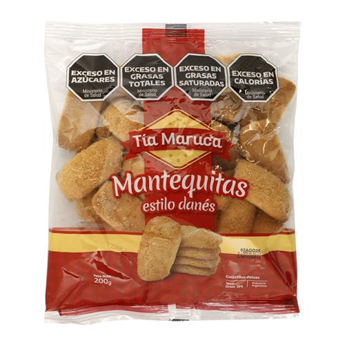 Galletitas dulces mantequitas TIA MARUCA 200g