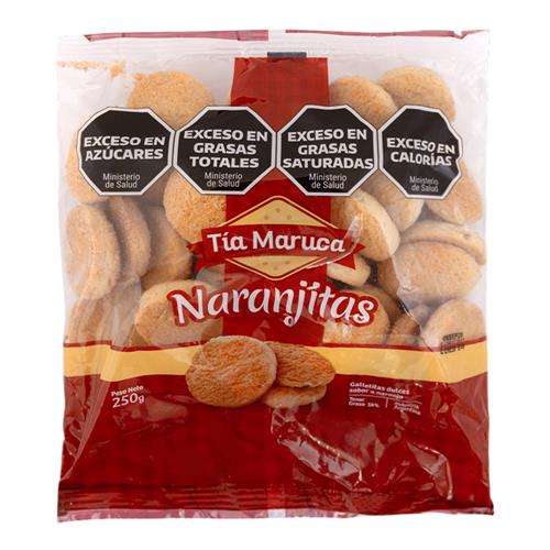 Galletitas dulces naranjitas TIA MARUCA 250g