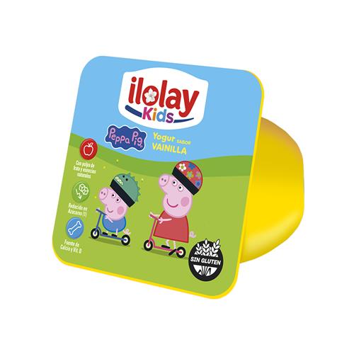 Yogur batido parcialmente descremado sabor vainilla sin lactosa ILOLAY 90ml