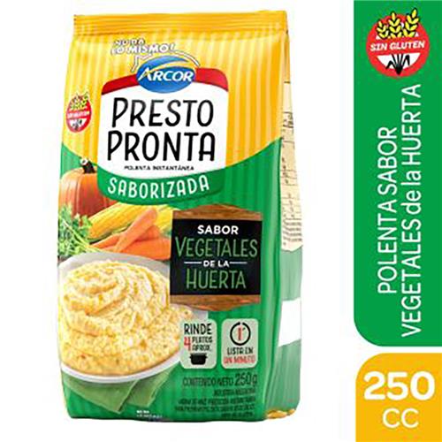 Polenta sabor Vegetales PRESTO PRONTA 250g