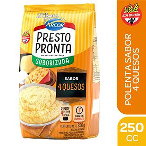 Polenta 4 quesos PRESTO PRONTA 250g