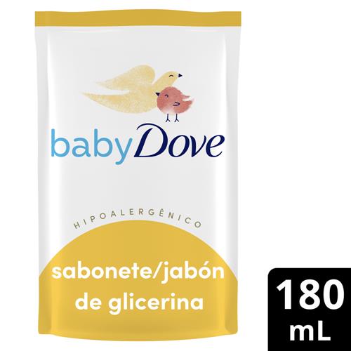 Jabón liquido bebe Hipoalergénico DOVE BABY 180ml