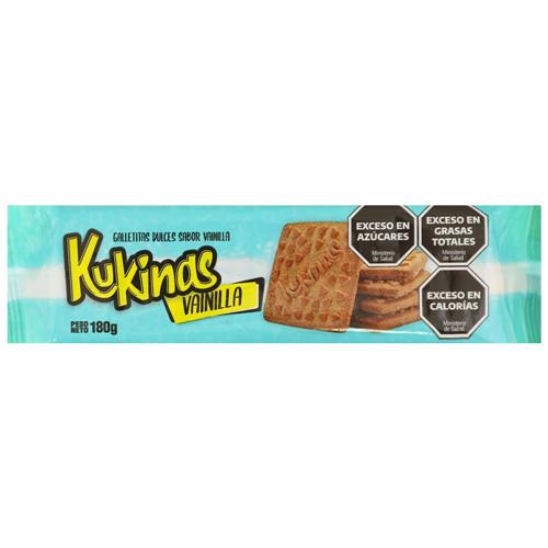 Galletitas dulces vainilla KUKINAS 180g