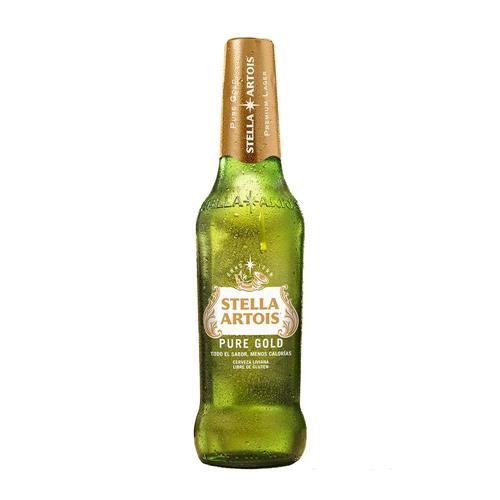 Cerveza rubia Pure Gold STELLA ARTOIS 330cc