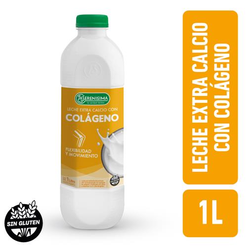 Leche UAT Extra calcio + colágeno La Serenísima 1L