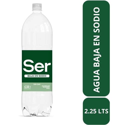 Agua sin gas baja en sodio SER 2.25L