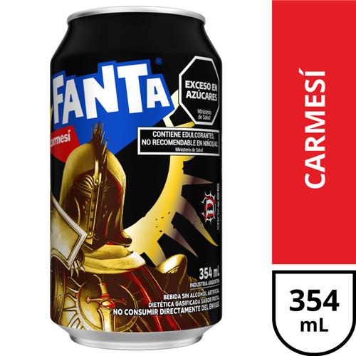 Gaseosa Carmesí FANTA 354ml