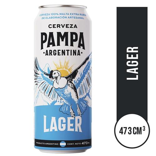 Cerveza lager PAMPA ARGENTINA 473ml