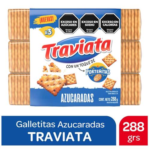 Galletitas Azucaradas Traviata 288g