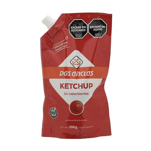 Ketchup Clásico Tomate Real DOS ANCLAS 350g