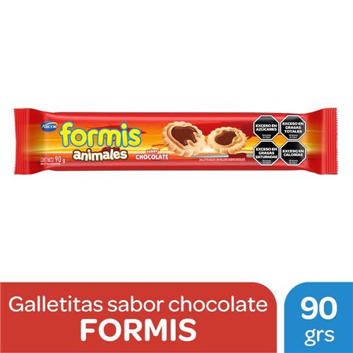 Galletitas Arcor Formis Animales sabor Chocolate 90g