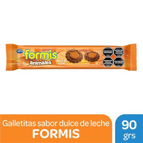 Galletitas Formis Animales Dulce de Leche 90g