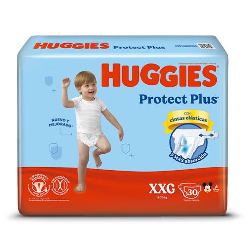 Pañales Huggies Protect Plus XXG 30 unidades