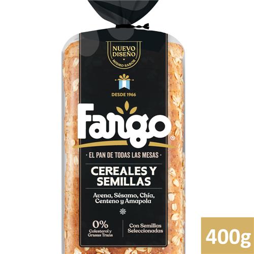 Pan Fango Cereales y Semillas 400g