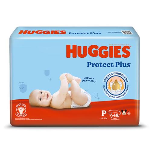 Pañales Huggies Protect Plus P 48 unidades