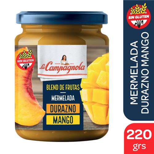 Mermelada La Campagnola Blend de Frutas Durazno Mango 220g