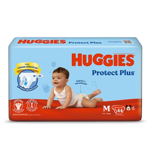 Pañales Huggies Protect Plus M 44 unidades
