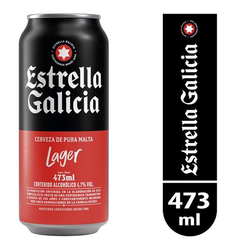 Cerveza Estrella Galicia Lager 473ml