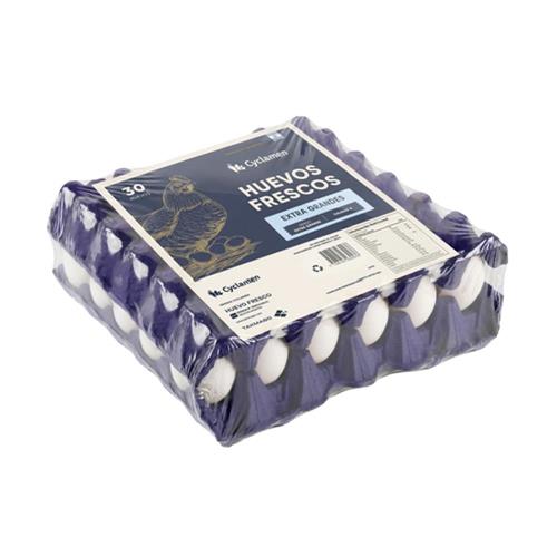 Huevos Cyclamen Frescos Extra Grandes 30 unidades
