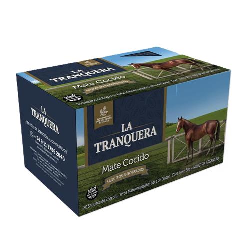 Mate Cocido La Tranquera Saquitos Ensobrados 50g