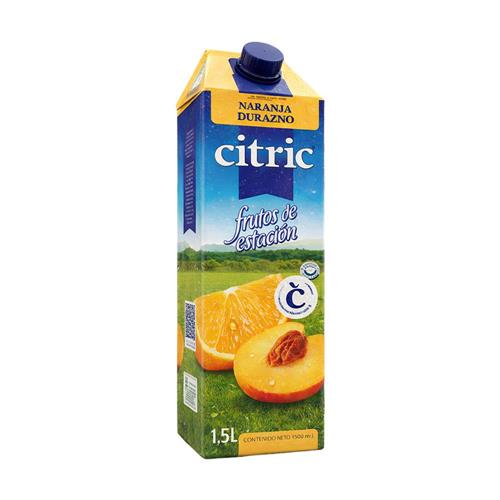 Jugo citric Frutos de Estación Naranja Durazno 1.5L