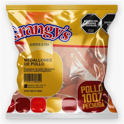 Medallones de Pollo Grangy's 100% Pechuga 400g